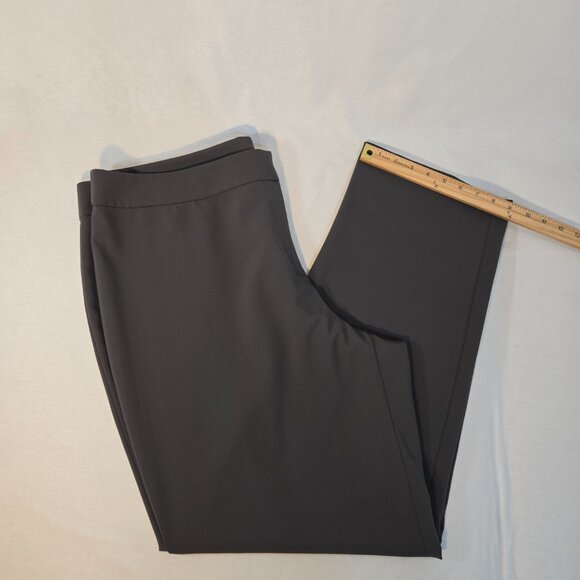 EILEEN FISHER Old Money Minimalist Olive Green Straight Leg Size XL New NO Tags! - Picture 16 of 16